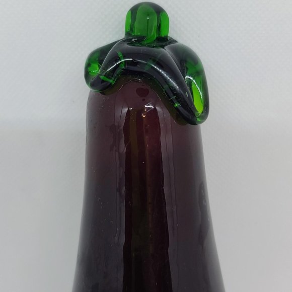 Art Glass Eggplant - Picture 2 of 3